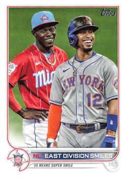 2022 Topps #98 NL East Division Smiles Front