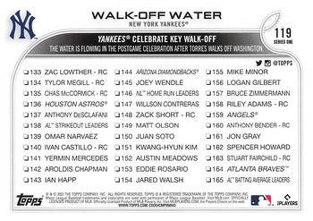 2022 Topps #119 Walk-Off Water Back
