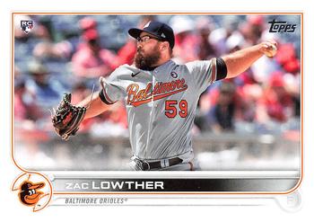2022 Topps #133 Zac Lowther Front