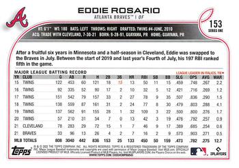 2022 Topps #153 Eddie Rosario Back