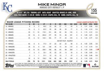 2022 Topps #155 Mike Minor Back