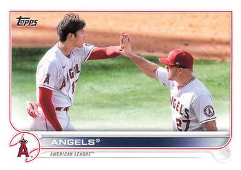 2022 Topps #159 Los Angeles Angels Front