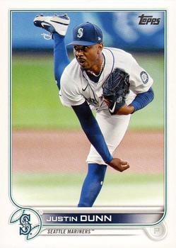 2022 Topps #185 Justin Dunn Front