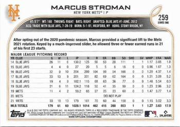 2022 Topps #259 Marcus Stroman Back