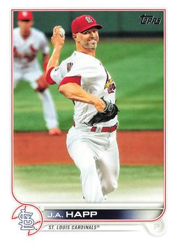 2022 Topps #334 J.A. Happ Front