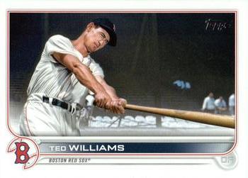 2022 Topps #356 Ted Williams Front