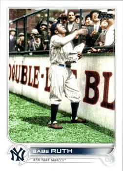 2022 Topps #445 Babe Ruth Front