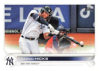 2022 Topps #497 Aaron Hicks Front