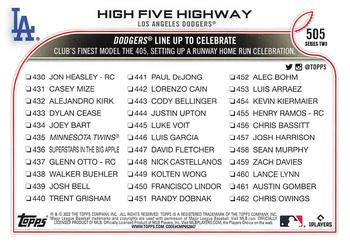 2022 Topps #505 High Five Highway Back