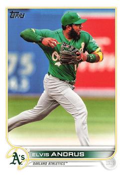 2022 Topps #520 Elvis Andrus Front