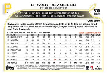 2022 Topps #530 Bryan Reynolds Back