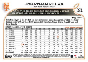 2022 Topps #532 Jonathan Villar Back