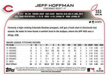 2022 Topps #553 Jeff Hoffman Back