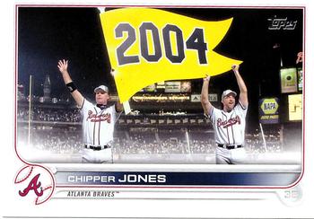 2022 Topps #629 Chipper Jones Front