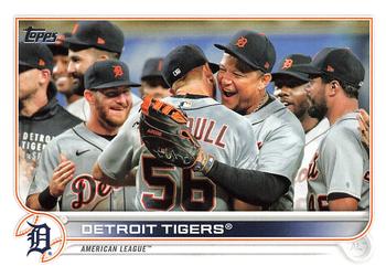 2022 Topps #640 Detroit Tigers Front