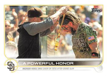 2022 Topps #648 A Powerful Honor Front