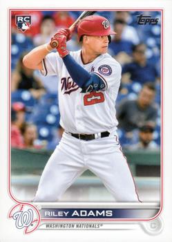 2022 Topps #158 Riley Adams Front