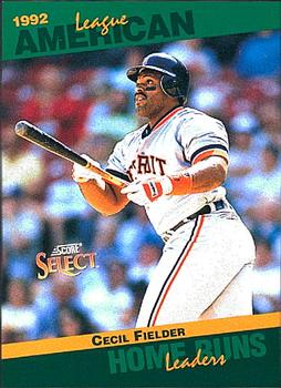 1993 Score - Select Stat Leaders #27 Cecil Fielder Front