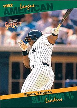 1993 Score - Select Stat Leaders #45 Frank Thomas Front