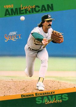 1993 Score - Select Stat Leaders #67 Dennis Eckersley Front