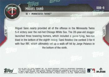 2021 Topps Now Road to Opening Day Bonus #ODB-9 Miguel Sano Back