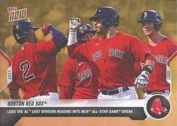 2021 Topps Now Road to Opening Day Bonus #ODB-19 Boston Red Sox Front