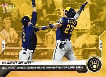2021 Topps Now Road to Opening Day Bonus #ODB-23 Milwaukee Brewers Front