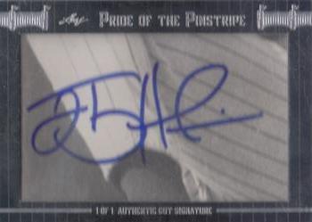 2013 Leaf Cut Signatures Pride of the Pinstripe - Masterpiece Cut Signatures #NNO LaTroy Hawkins Front