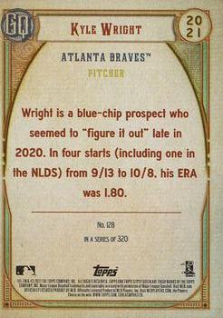 2021 Topps Gypsy Queen - Green #128 Kyle Wright Back