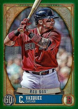 2021 Topps Gypsy Queen - Green #166 Christian Vazquez Front