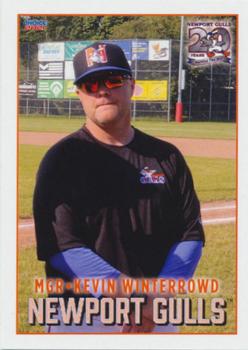 2021 Choice Newport Gulls #30 Kevin Winterrowd Front