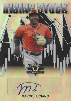 2020 Leaf Valiant - Rising Stock Autographs Black #RS-ML1 Marco Luciano Front
