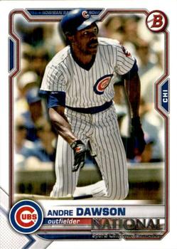 2021 Topps NSCC Bowman National Convention #32 Andre Dawson Front