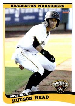 2021 Choice Bradenton Marauders #12 Hudson Head Front