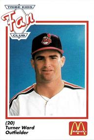 1991 Cleveland Indians Tribe Kids Fan Club #NNO Turner Ward Front