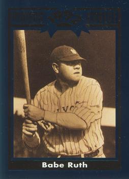 1992 Cartwrights Players Choice - Blue Foil #45 Babe Ruth Front