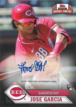 2021 Topps National Baseball Card Day - Autographs #AC-JG Jose Garcia Front