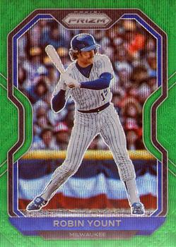 2021 Panini Prizm - Green Wave Prizm #156 Robin Yount Front