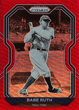 2021 Panini Prizm - Red Prizm #182 Babe Ruth Front
