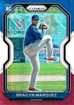 2021 Panini Prizm - Red/White/Blue Prizm #12 Brailyn Marquez Front