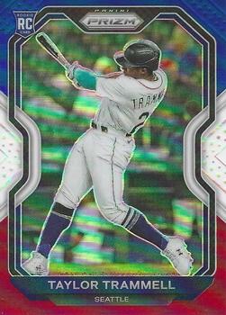 2021 Panini Prizm - Red/White/Blue Prizm #29 Taylor Trammell Front