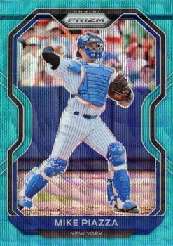 2021 Panini Prizm - Teal Wave Prizm #160 Mike Piazza Front