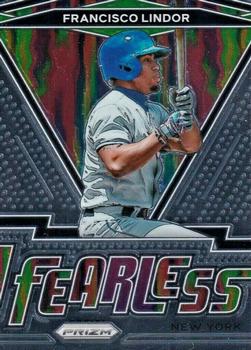 2021 Panini Prizm - Fearless #FR-6 Francisco Lindor Front