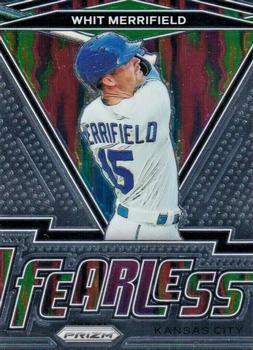 2021 Panini Prizm - Fearless #FR-7 Whit Merrifield Front