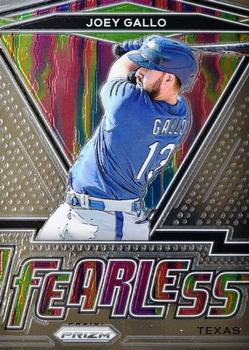 2021 Panini Prizm - Fearless #FR-10 Joey Gallo Front