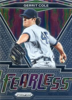 2021 Panini Prizm - Fearless #FR-18 Gerrit Cole Front