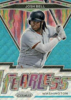 2021 Panini Prizm - Fearless Teal Wave Prizm #FR-19 Josh Bell Front