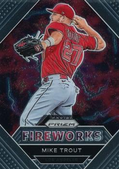 2021 Panini Prizm - Fireworks #FW3 Mike Trout Front