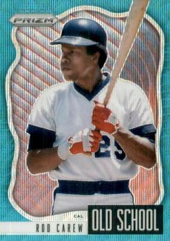 2021 Panini Prizm - Old School Teal Wave Prizm #OS-5 Rod Carew Front
