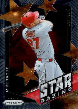 2021 Panini Prizm - Star Gazing Silver Prizm #SG1 Mike Trout Front